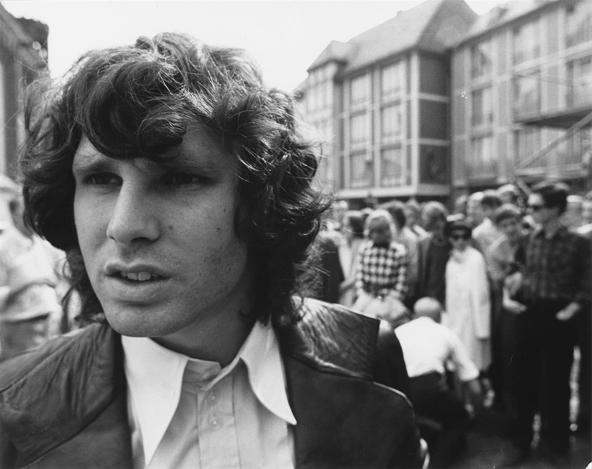 MICHAEL [MICHEL] MONTFORT (1940-2008) 9 photos of Jim Morrison and The Doors on their first European tour in Frankfurt, Germany.
